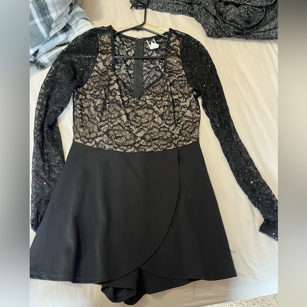 Windsor Lacey Sequin Jumpsuit